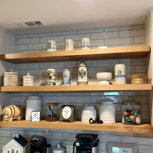 Wood Floating Shelf 2 Inch Thick | 12 Inch Deep | Rustic Shelving | Handmade Farmhouse Shelves