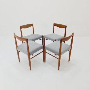 Danish teak dining chair by H. W. Klein for Bramin, 1960s,Set of 4