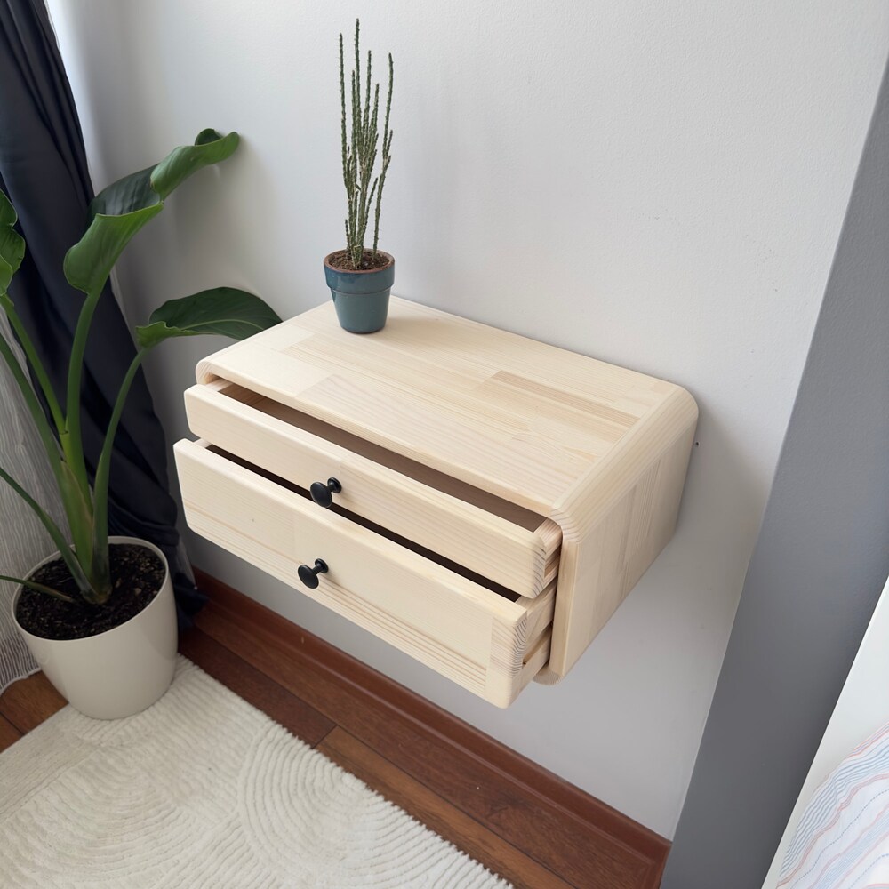 Drawer nightstand,Free shipping,Floating Nightstand,Wall nightstand - Image 5