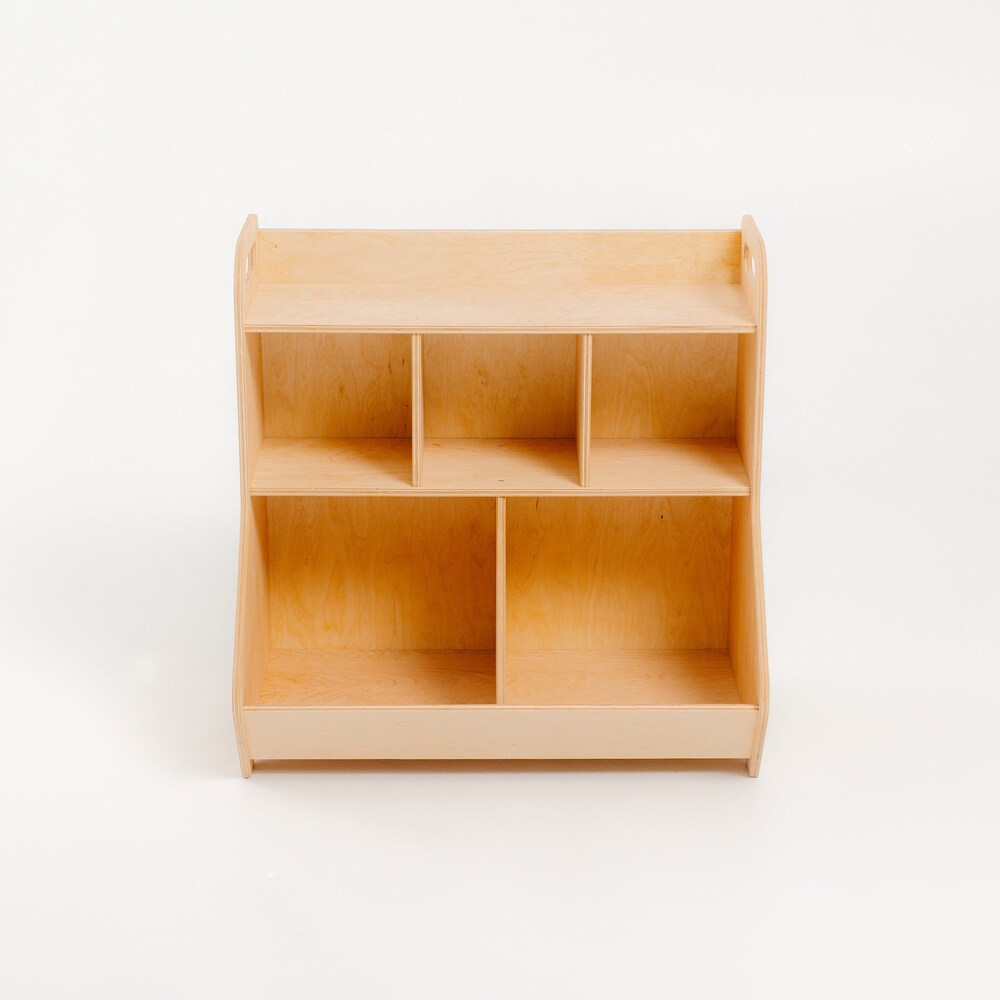 Montessori-Inspired Toy Storage Shelf - Handmade Kids Room Organizer, Montessori furniture, Toddler bookshelf, Classroom open shelf - Image 10