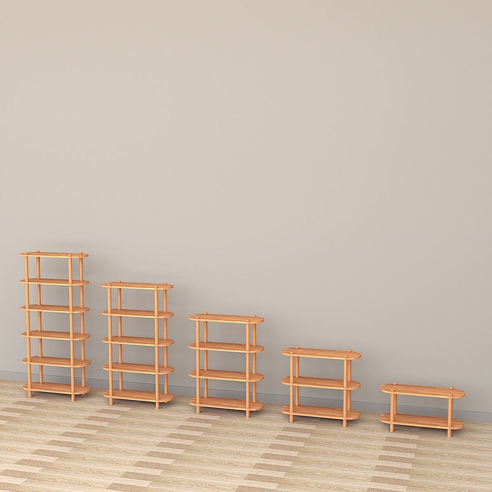 Personalizable Size Solid Wood Bookcase for Living Room, Handmade Wood Office Bookshelf, Entryway Wall Display Shelves, Storage Solution - Image 11