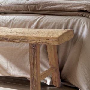 Reclaimed Wood Rustic Farmhouse End of Bed Bench - Personalized Bedroom Decor, Chesnut Wood Beauty for Your Bedroom Retreat, , Gift for Wife