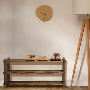 3 Tiers Shoe Rack, Shoe Shelf, Shoe storage solution, Rustic shoe organizer, Shoe organizer shelf, Wooden shoe stand, Storage Shoe Rack