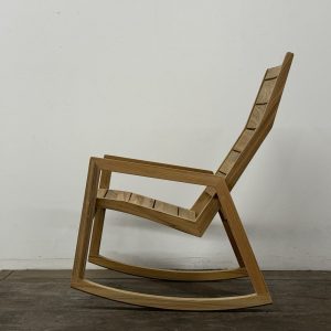 ONDA Outdoor Rocking Chair, Teak Lounge Chair, Outdoor Chair