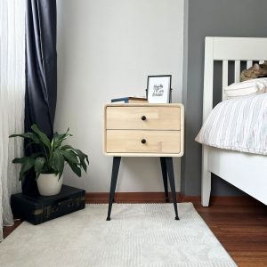Floating Nightstand,Drawer nightstand,Wooden nightstand,Free shipping