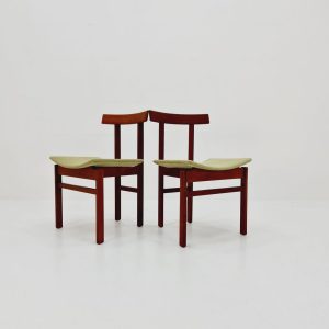 Danish Rare Teak Dining chairs By Inger Klingenberg For France & Son Model 193 ,1960s
