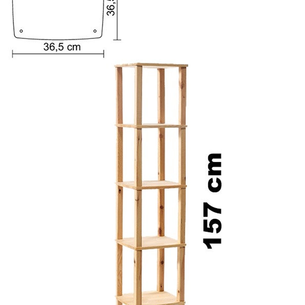 With Duplicable Shelf,Living Room,Office Wood Bookshelf,Shelving Unit,Multi-purpose shelf,Pine Solid Wood,FORHAPPYHOMES Furniture - Image 11