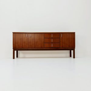 Mid Century Modern German walnut sideboard, 1960s