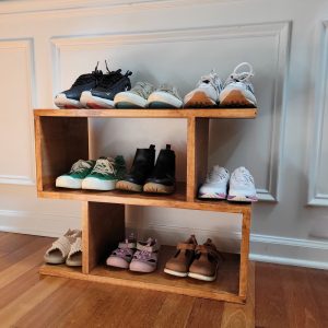 Handmade Unique Shoe Rack - Ships fully Assembled!