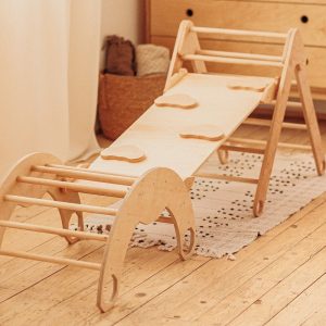 Montessori Inspired Small Climbing Set - Perfect for Toddlers, 1st Birthday Gift, Toddler Furniture, Nursery decor, Indoor playground