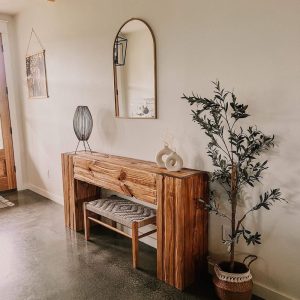 Modern Rustic Console Table