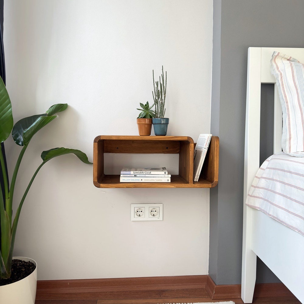 Drawer nightstand,Free shipping,Floating Nightstand,Wall nightstand - Image 5