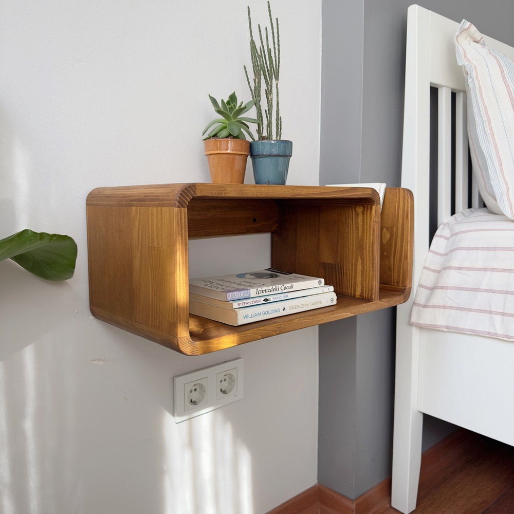 Drawer nightstand,Free shipping,Floating Nightstand,Wall nightstand - Image 8