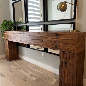 Three Beam Console Table
