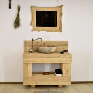 Bathroom sink  design reclaimed chestnut wood live edge vanities  farmhouse  decor cover  makeup table  bathroom design Handmade rusticwood