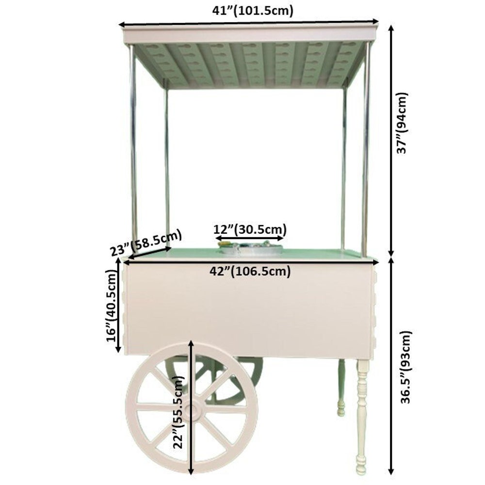 Champagne Cart | Decorative Champagne Cart | Mini drink bar | Party Decor | Wedding decorations | Wedding idea - Image 10