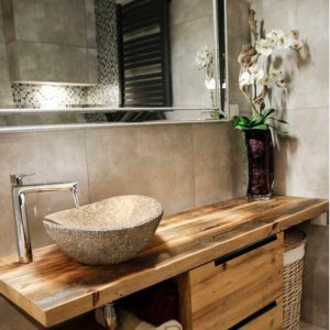 Bathroom Vanity with Drawers Modern Farmhouse Rustic