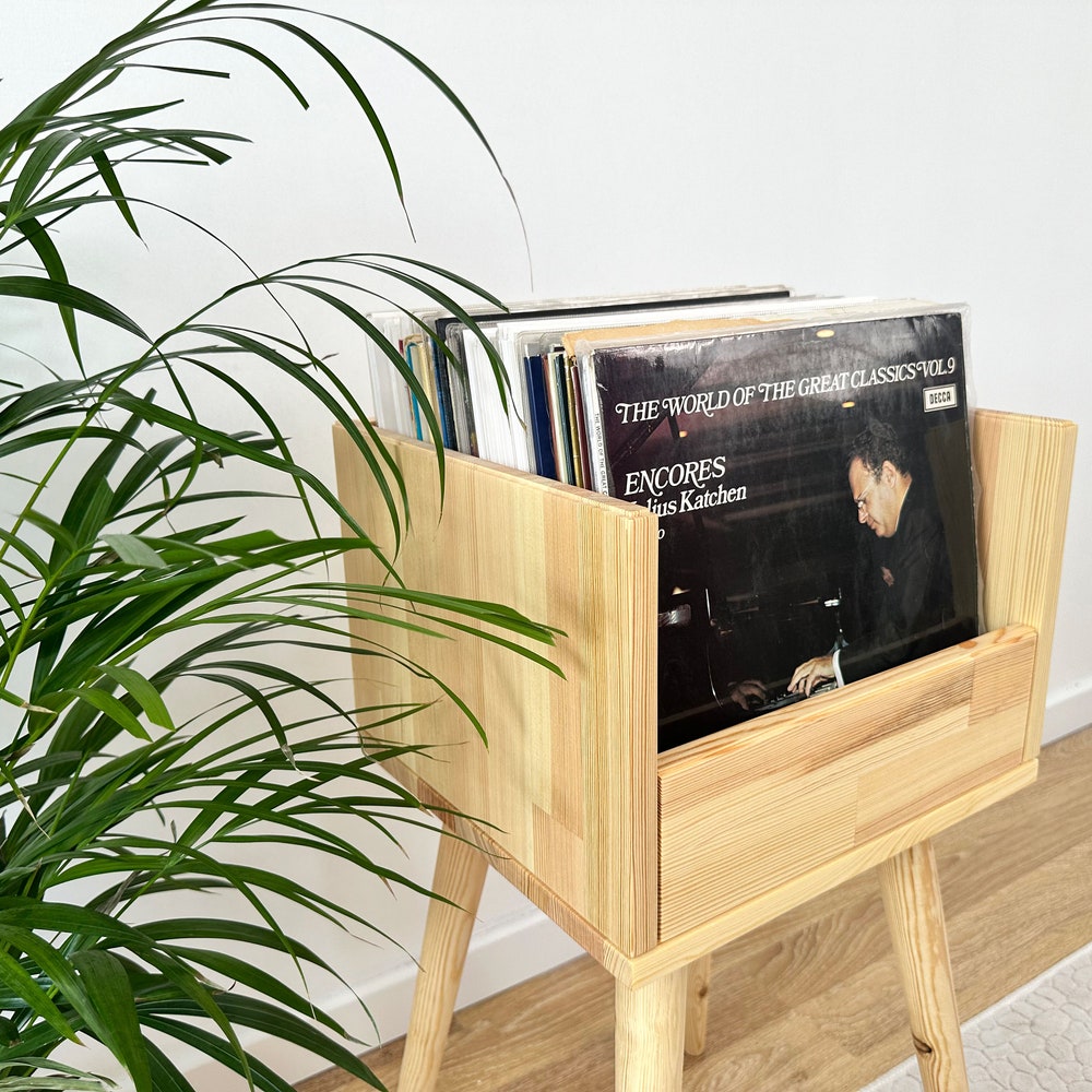 Vinyl Console, Vinyl End Table, Vinyl Cabinet, Vinyl Stand - Image 7