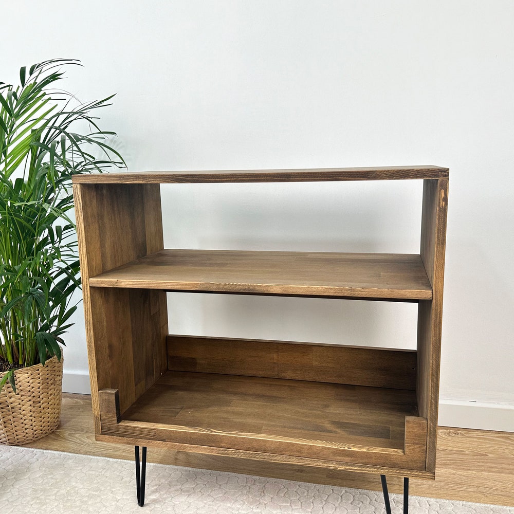 Record Player Stand, Vinyl Record Cabinet, Vinyl Holder, Record Console - Image 5