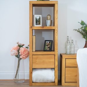 Solid Wood Single Storage Unit | Reclaimed Timber Style