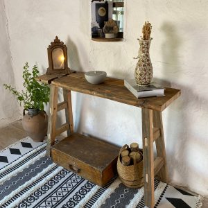 il_1000x1000.6138507865_a0r3.jpg Console Table, Unique Rustic/Reclaimed Wood, Custom Farmhouse Hallway Sofa Entrway Wooden Solid Foyer Dresser Entry Table Gift for Women/Her