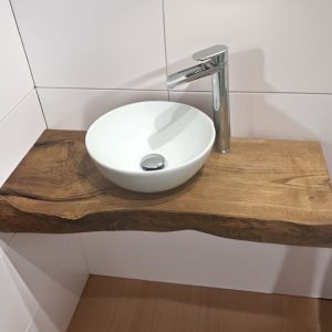 Handcrafted Rustic Floating Vanity, Reclaimed Bathroom Sink Vanity, Wood Solid Bathroom Vanity, Modern Shelf Vanity, Counter Top Table