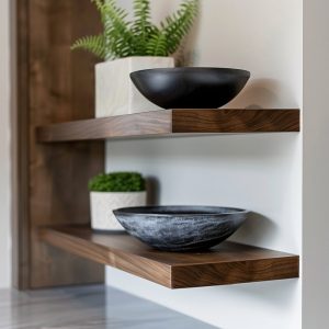 Walnut Floating Shelf, Floating Shelf, Walnut Shelf, Wooden Floating Shelf, Wood Wall Shelf, Dark Wood Shelf, Wooden Shelf