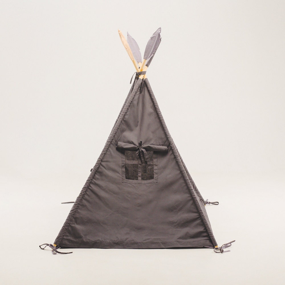 Toddler Teepee Tent for Kids, Indoor Playroom, Nursery Boho Decor, 1st Birthday Gift, First Christmas Present, Baby Shower Decoration Theme - Image 11