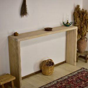 Dresser table handmade rustic wood console table Hallway medieval furniture Entryway live edge desk with drawers reclaimed wood women gift