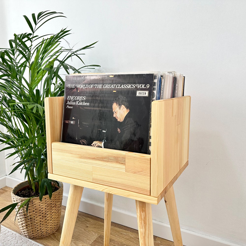 Vinyl Console, Vinyl End Table, Vinyl Cabinet, Vinyl Stand - Image 5
