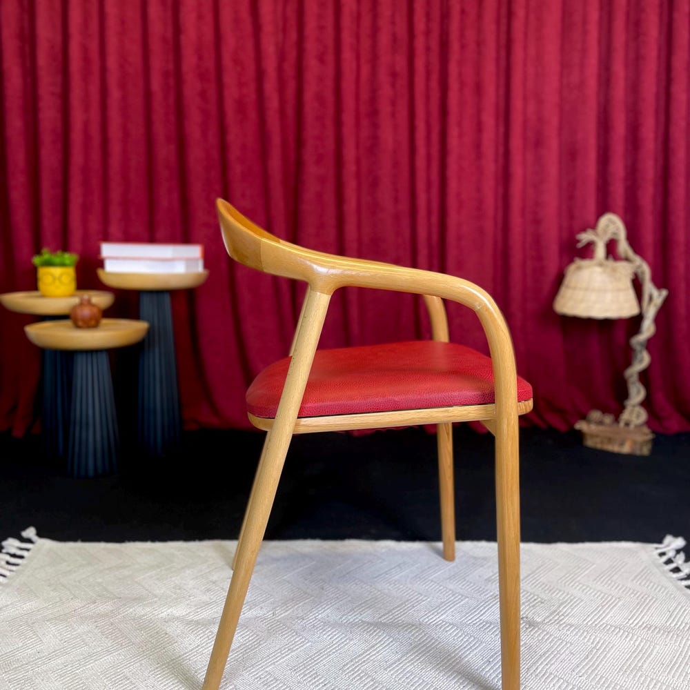 Mid Century Modern Dining Chair, Scandinavian Dining Chair, Dining Room Chair, Wooden Dining Chair, MCM Dining Chair Set of, Designer Chair - Image 2