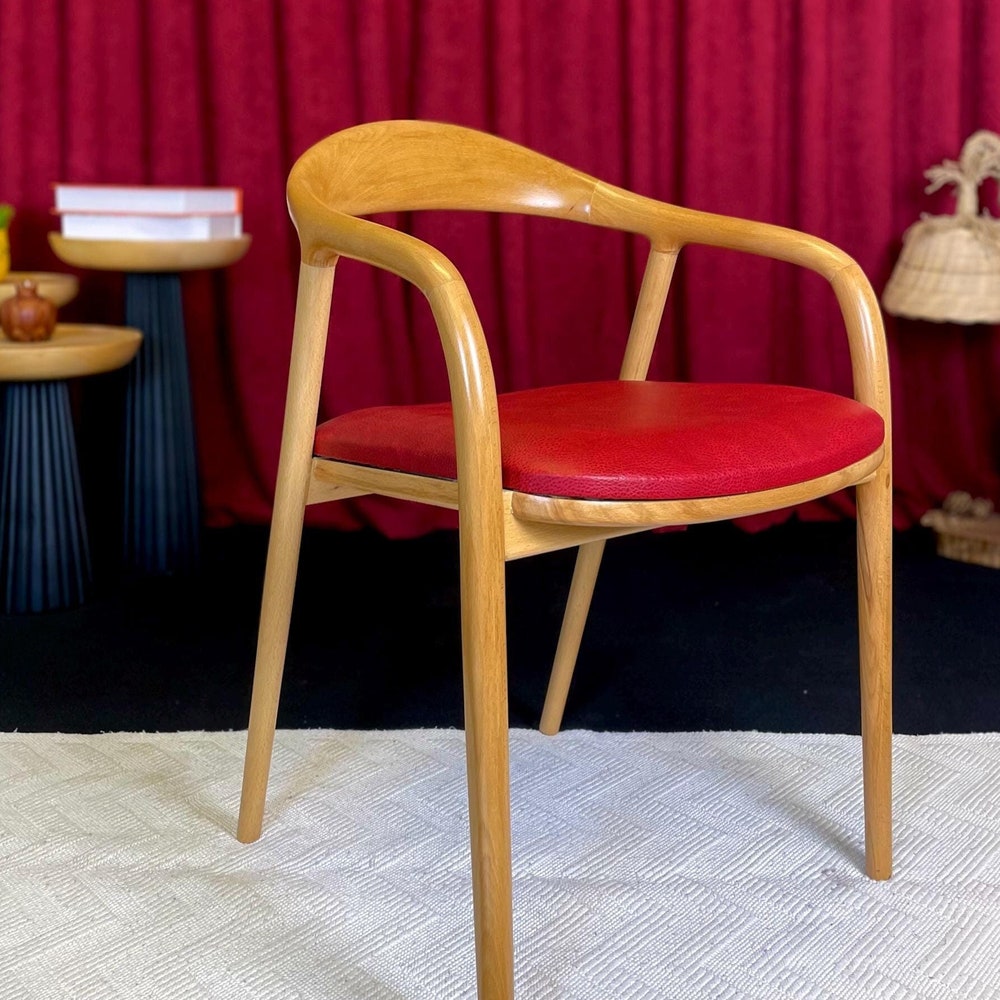 Mid Century Modern Dining Chair, Scandinavian Dining Chair, Dining Room Chair, Wooden Dining Chair, MCM Dining Chair Set of, Designer Chair