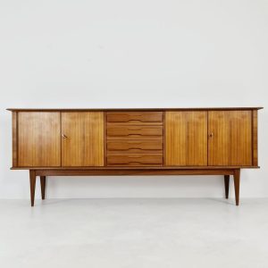 Mid Century Modern German walnut sideboard, 1960s