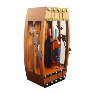 Teakwood Wine Display Wall Rack / Wine Bottle Display Rack, Havenwood Box Wine Storage. Wooden Wall Wine Rack