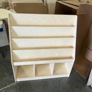 Montessori Bookshelf Toddler Bookcase Montessori Wooden Furniture Nursery Gift Wooden Bookshelf Toddler Birthday Gift Idea Toy Storage- TORI