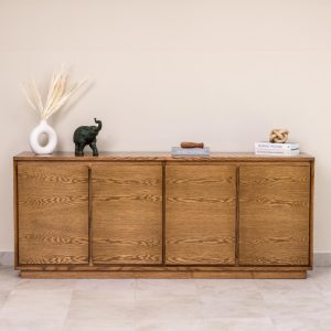 Corpus Oak Sideboard, Handcrafted Credenza Buffet, Media TV Console