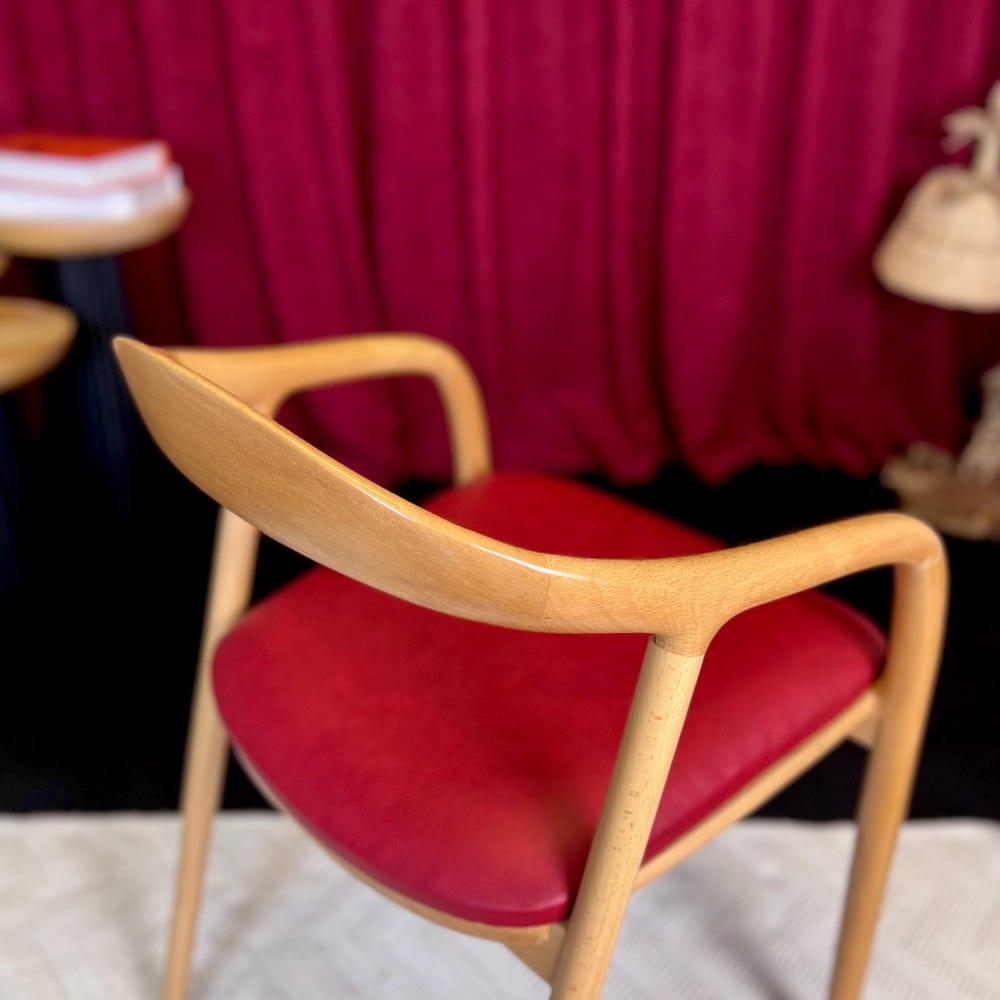 Mid Century Modern Dining Chair, Scandinavian Dining Chair, Dining Room Chair, Wooden Dining Chair, MCM Dining Chair Set of, Designer Chair - Image 7