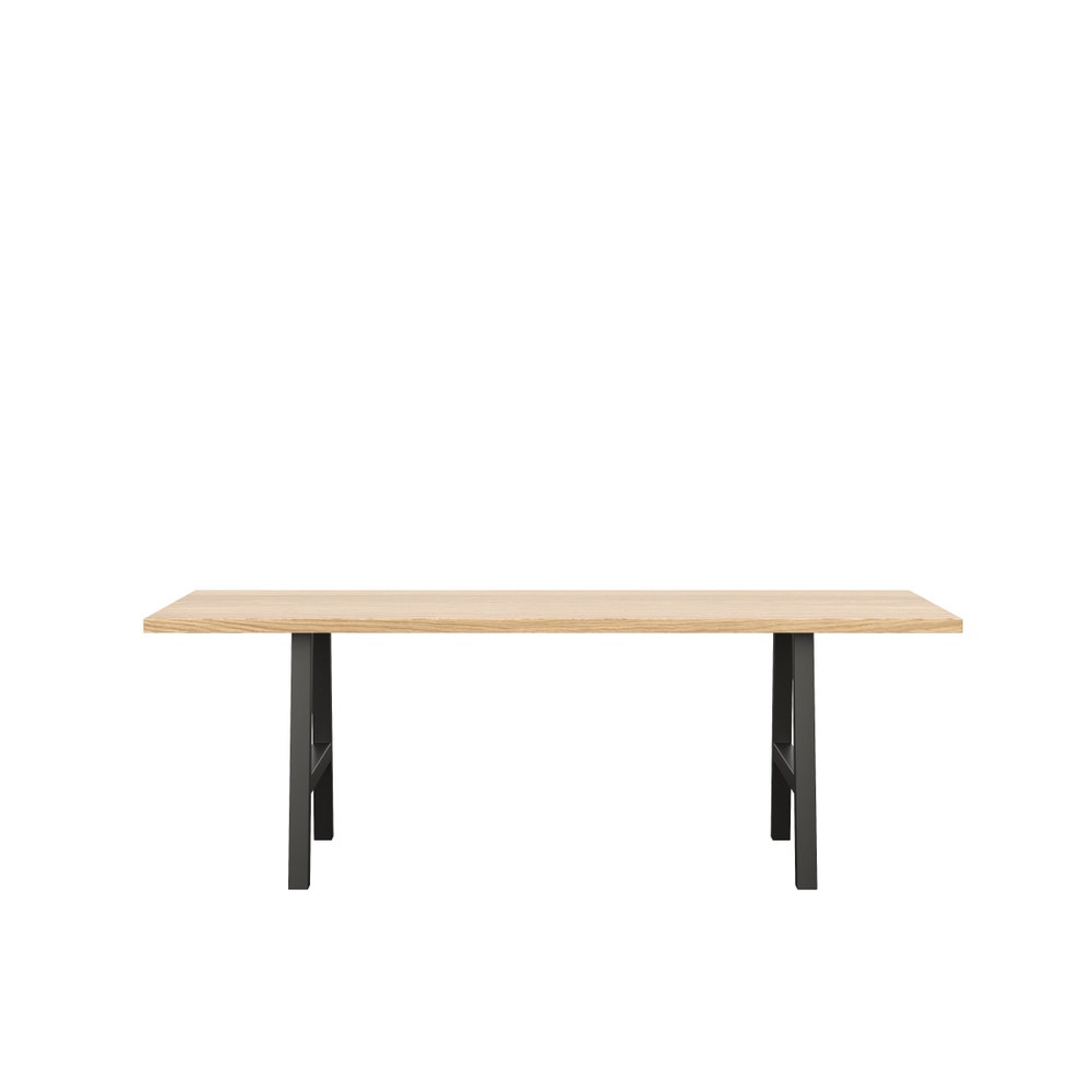 The Allen White Oak Dining Table, Rustic Kitchen Table, Solid Wood, Wooden Dining Table, Mid Century, Farmhouse, Dine Table - Image 6