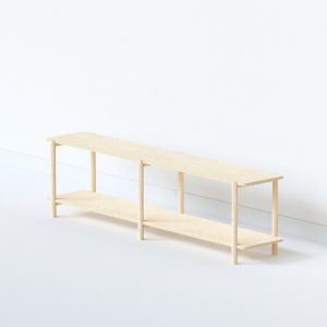 Low Shelving Unit | Low Bookshelf | 3 Colors | Wooden Storage | Vinyl Record Storage | Bookcase | Tv Stand | Minimalist Shelving
