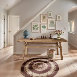 Rustic Reclaimed Wood Console Table with Drawer, Farmhouse Hallway Entryway Furniture, Customizable Handmade Sofa Table, Gift for Her/Woman