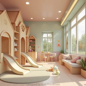 Custom Indoor Play Area & Kids Room Furniture for Daycare | Special Design, Production and Delivery Full Service