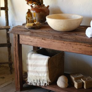 Handcrafted Rustic Barnwood Bathroom Vanity with Reclaimed Wood, Custom Wooden Bathroom Vanity Sink, Handmade Single Sink Vanity, Great Gift