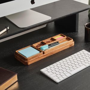 Desk Organizer Set, Notes Holder, Custom Gift, Personalized Tray