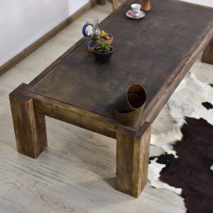 il_1000x1000.6301111155_j9kr.jpg Coffee Table Table Leather Handmade Mid-Century Wood Living Room Walnut Wood Side Table Wood Rustic MidCentury Farmhouse Furniture Rectangle