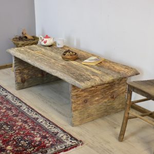 Coffee  table wood for living room handmade rustic live edge side table wood rustic mid century farmhouse antique rectangular vintage