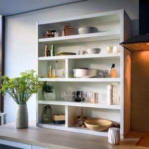 Kitchen Open Shelf Customizable Storage for Tabletop or Wall Mount, Perfect for Organizing and Displaying in Kitchens, Bars,or Restaurants