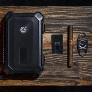 Premium Cigar Holder with Cutter, Stylish Travel Case for Cigars, Ideal Gift for Father's Day or Special Occasions, Gifts For Him