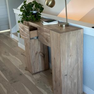 Modern Rustic Console Table with drawers
