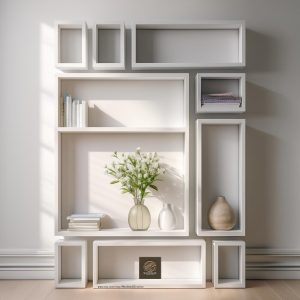 Wall Bookshelf Asymmetrical Bookshelf,Floating Wall Booksheves,Modern Rustic Bookshelves,Modular Shelves,Wall Shelves,Wall Book Shelves