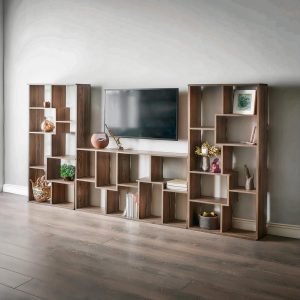Tv Stand Bookshelf Media Console Bookshelves Entertainment Center With Bookcases living room furniture console tv Bookshelf